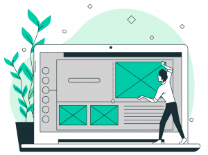 Web Design Concept Illustration